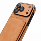 SlimCarry Leather Card Holder Case for iPhone 13–17 Series – Minimalist Design - TrendsToLife