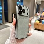 SlimCarry Leather Card Holder Case for iPhone 13–17 Series – Minimalist Design - TrendsToLife