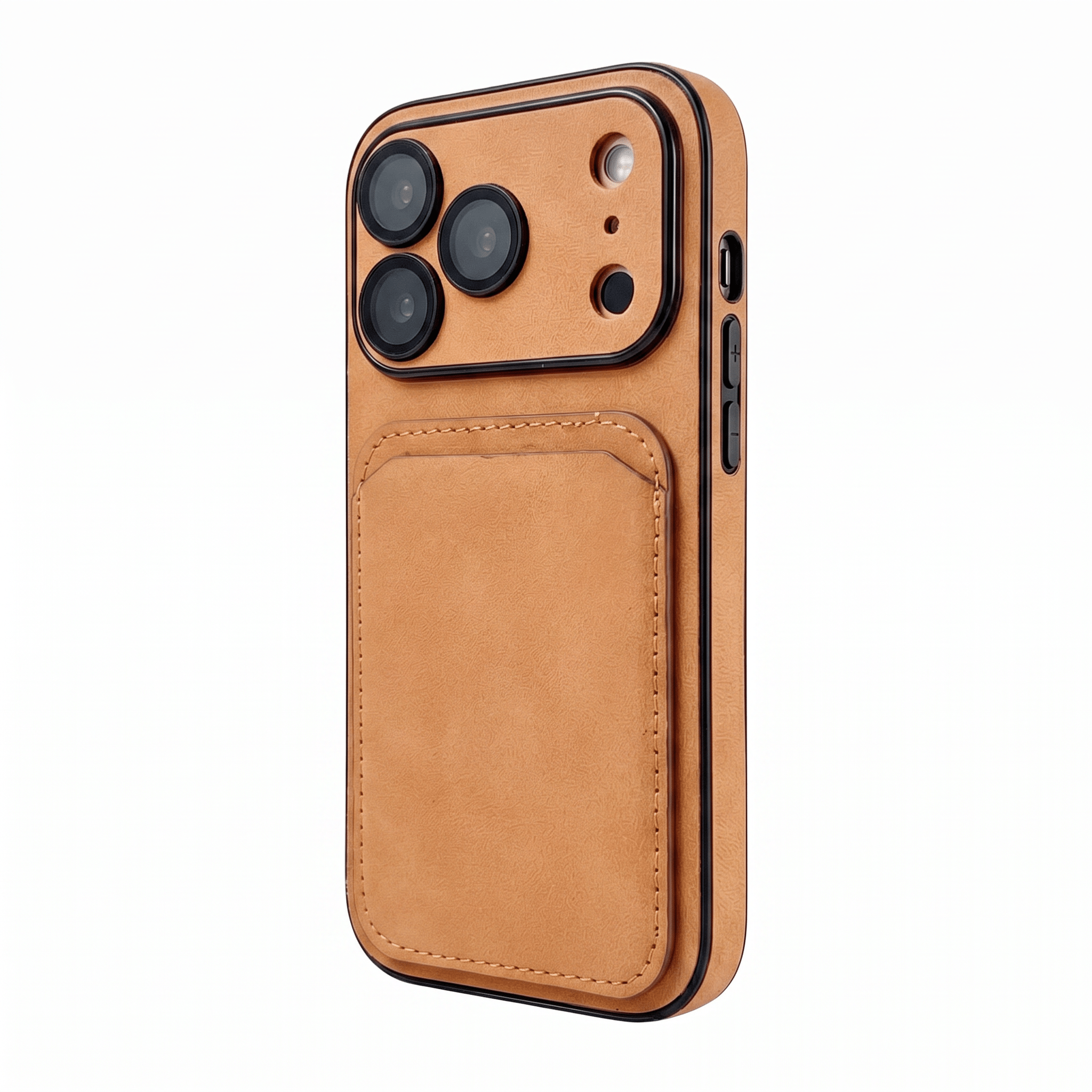 SlimCarry Leather Card Holder Case for iPhone 13–17 Series – Minimalist Design - TrendsToLife