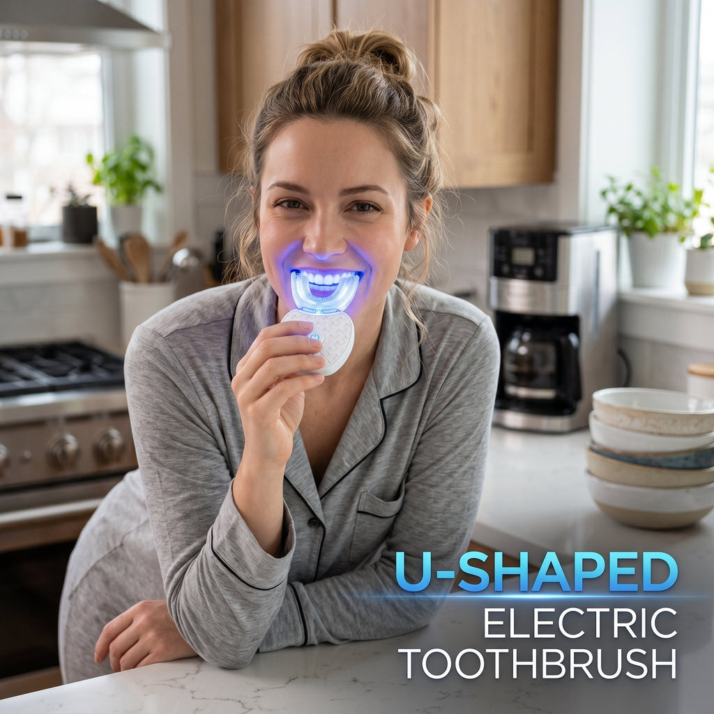 Smart U-Clean Sonic Brush – Ultrasonic U-Shaped Electric Toothbrush - TrendsToLife