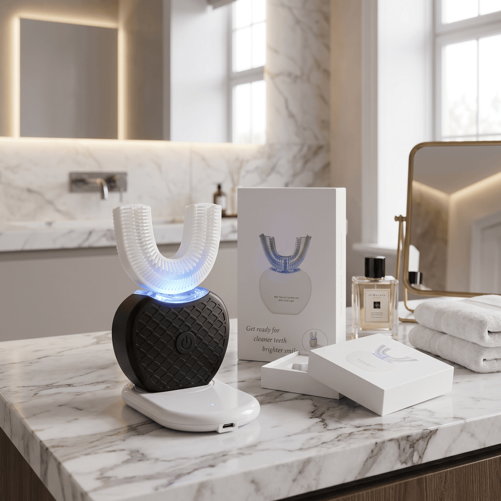 Smart U-Clean Sonic Brush – Ultrasonic U-Shaped Electric Toothbrush - TrendsToLife