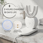 Smart U-Clean Sonic Brush – Ultrasonic U-Shaped Electric Toothbrush - TrendsToLife