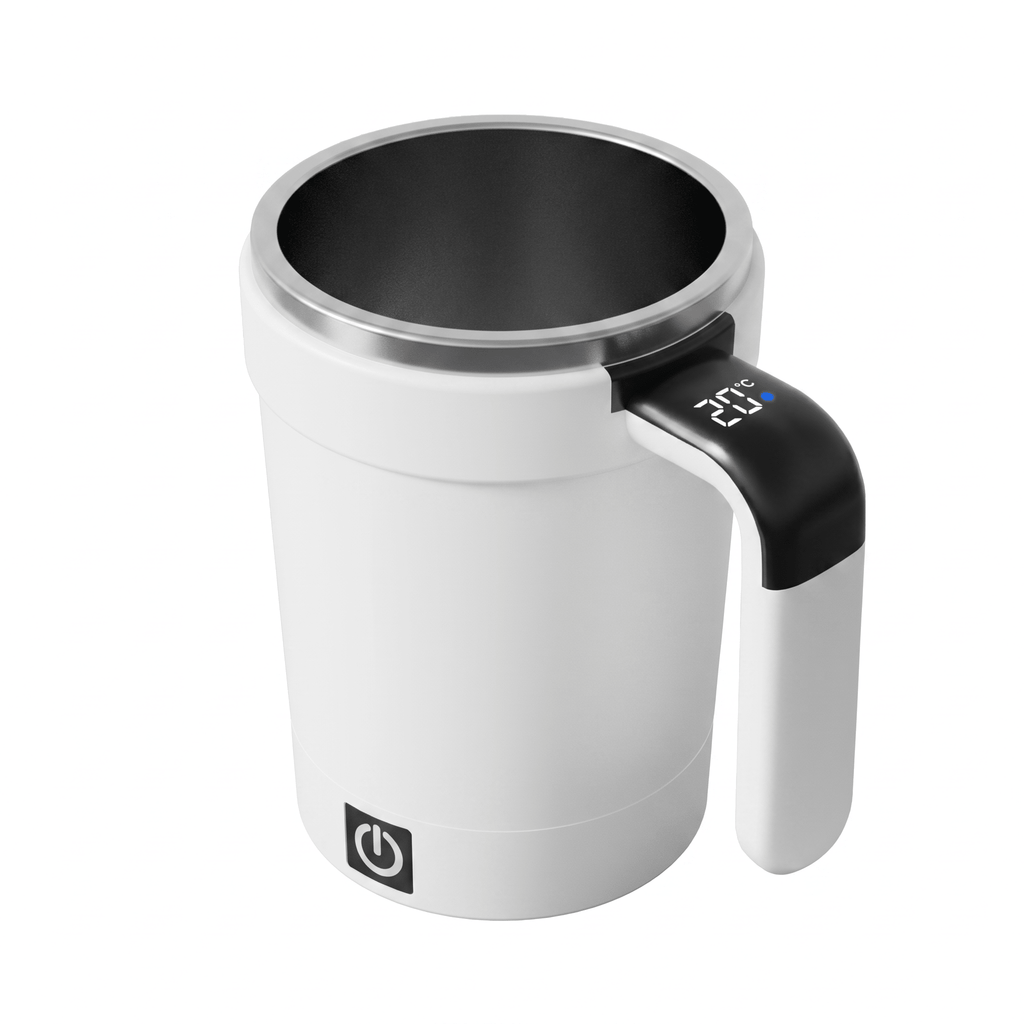 SmartMix Auto Stir Mug – Self-Stirring Temperature Display Mug – 380ml - TrendsToLife