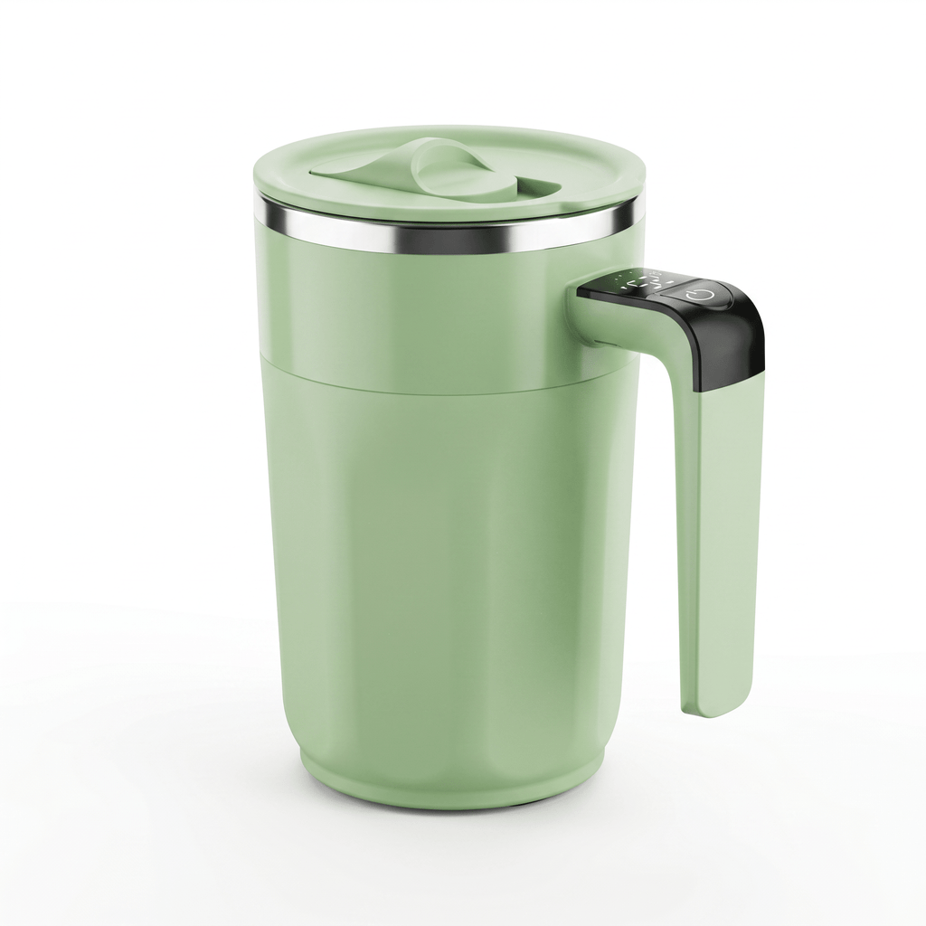 SmartMix Auto Stir Mug – Self-Stirring Temperature Display Mug – 380ml - TrendsToLife