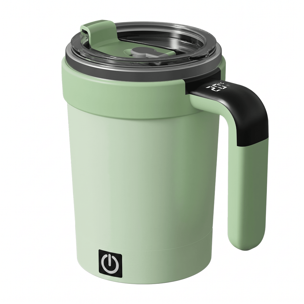 SmartMix Auto Stir Mug – Self-Stirring Temperature Display Mug – 380ml - TrendsToLife