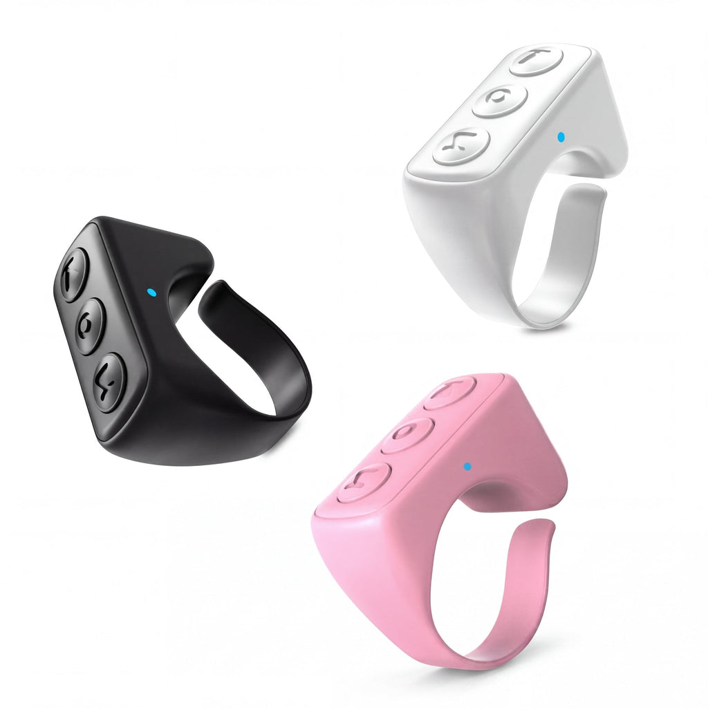 SmartScroll Bluetooth Remote Control Ring with Charging Case - TrendsToLife