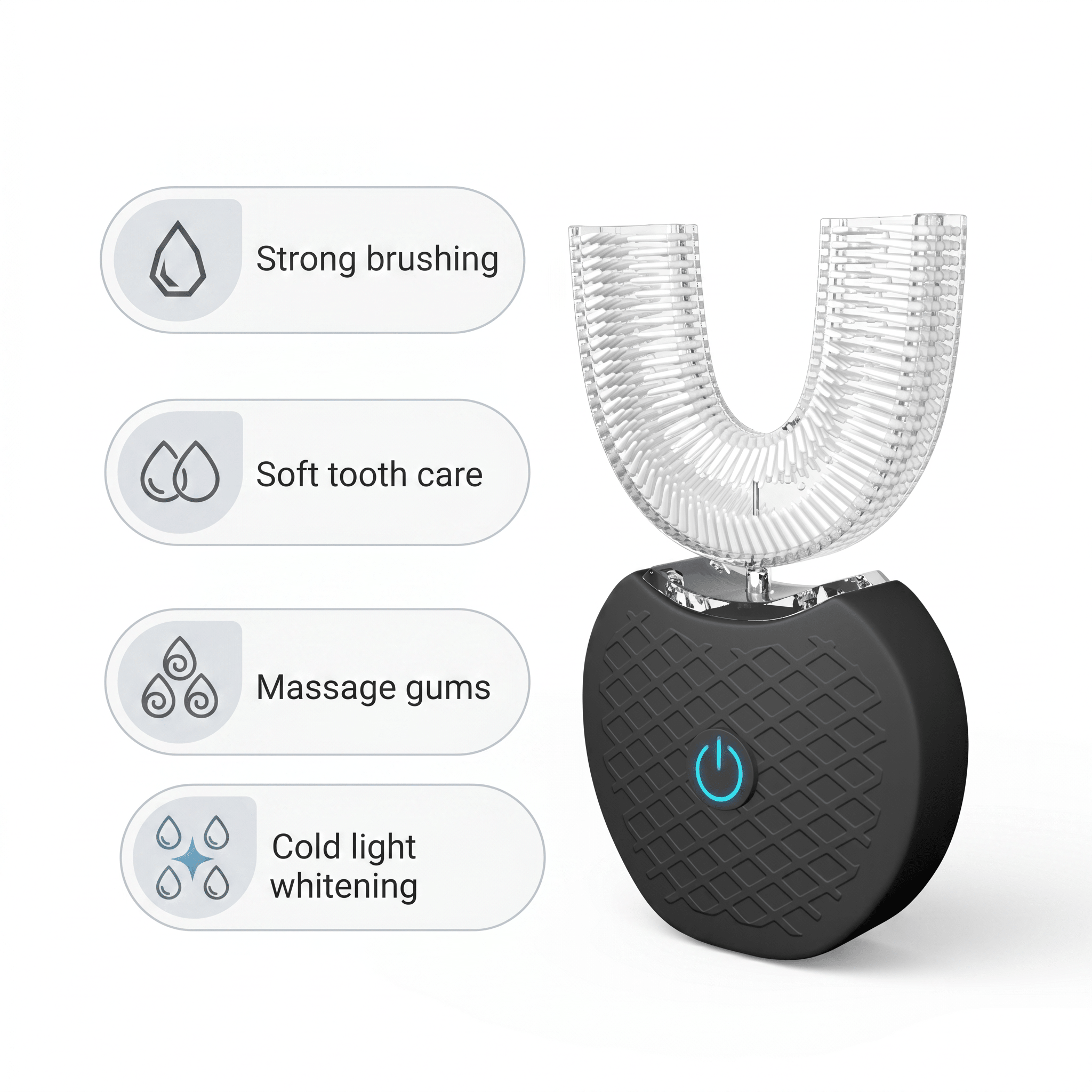 Smile360 Auto Brush – Hands-Free Ultrasonic Electric Toothbrush - TrendsToLife