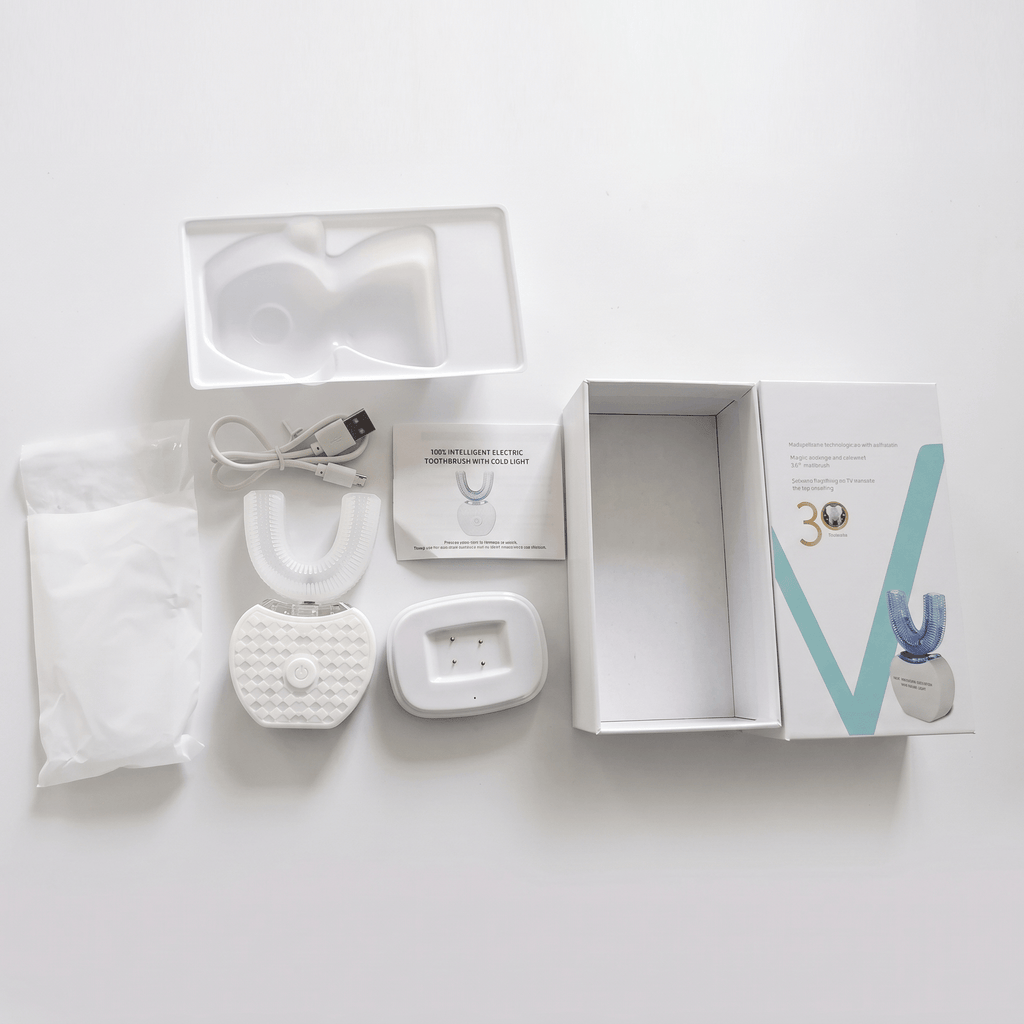 Smile360 Auto Brush – Hands-Free Ultrasonic Electric Toothbrush - TrendsToLife