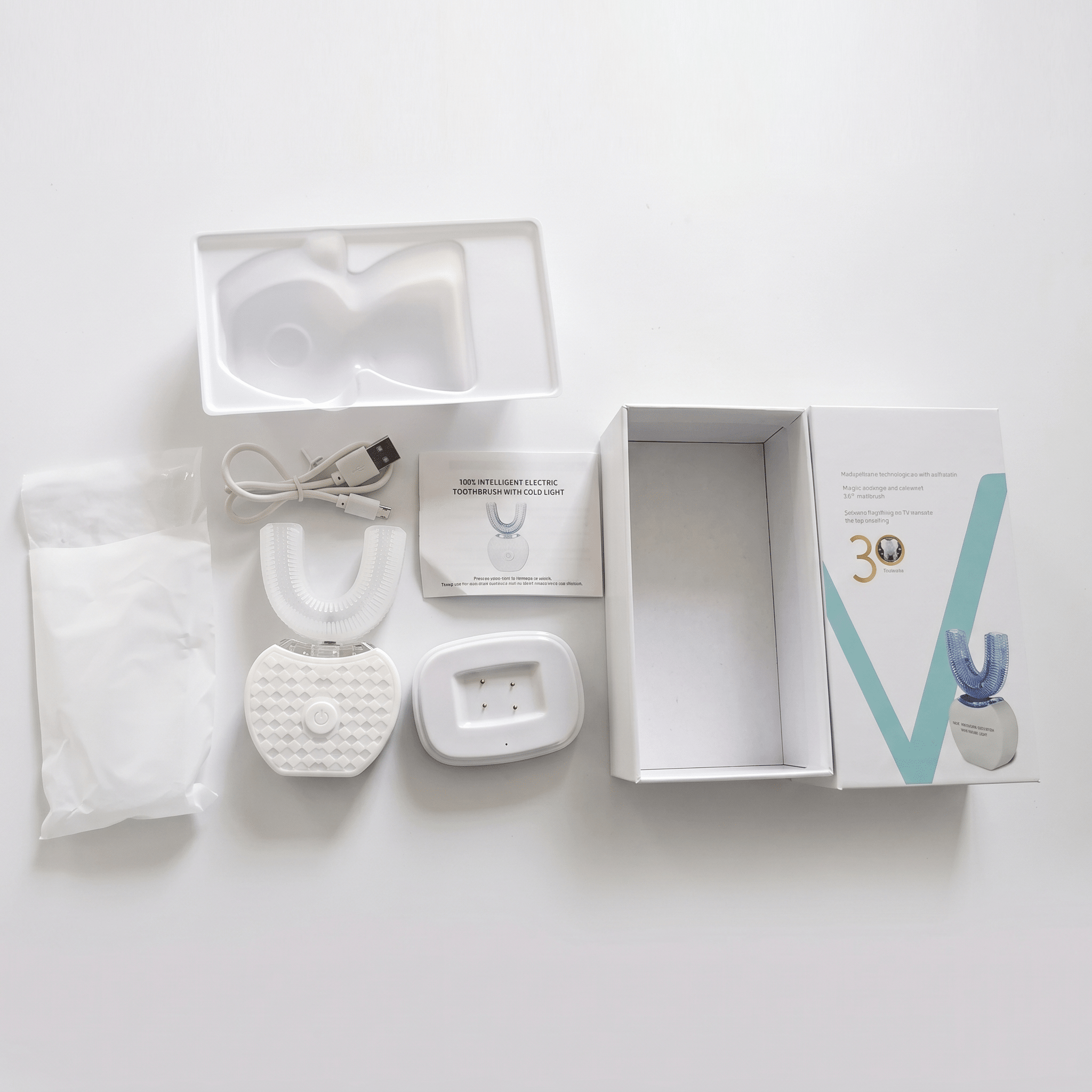 Smile360 Auto Brush – Hands-Free Ultrasonic Electric Toothbrush - TrendsToLife