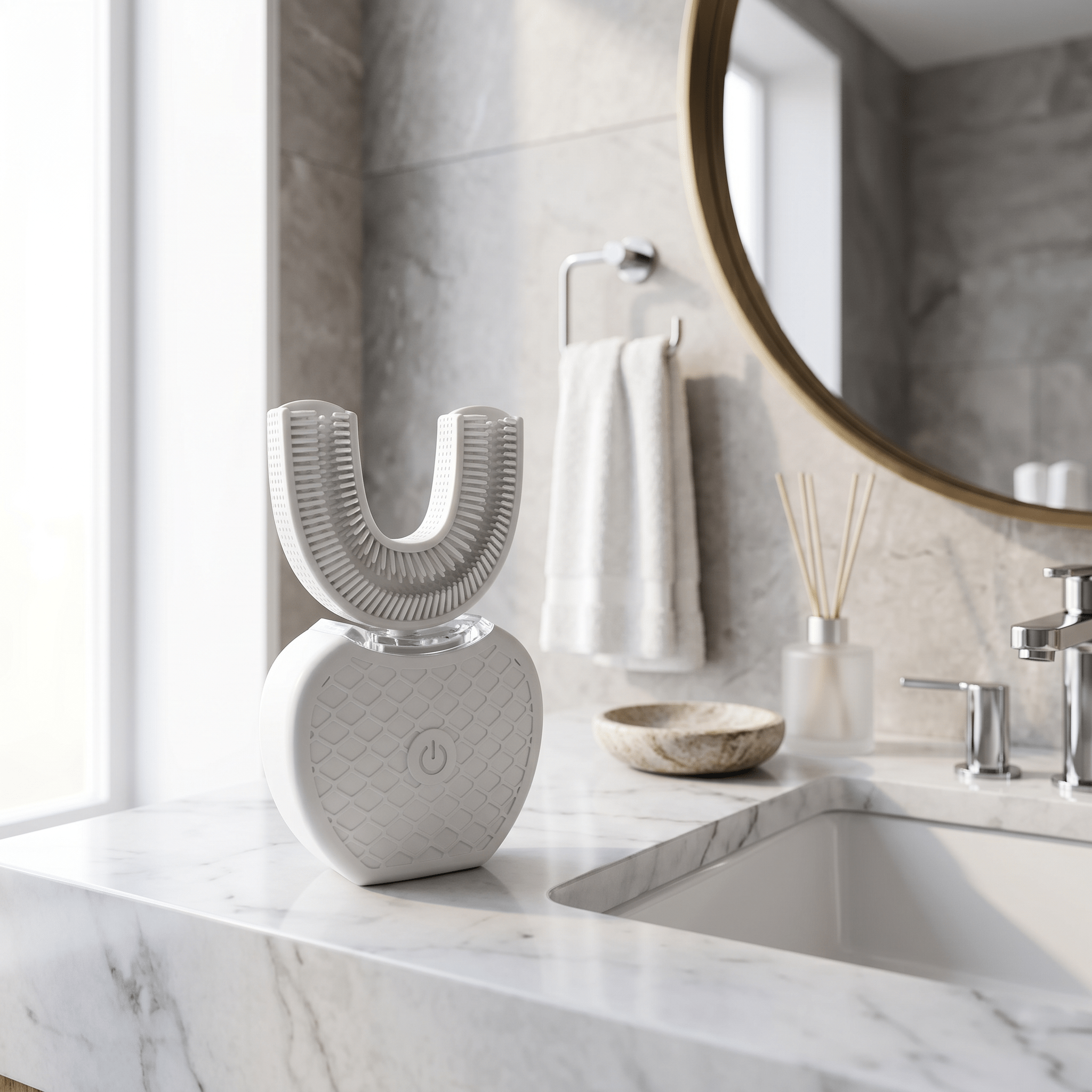 Smile360 Auto Brush – Hands-Free Ultrasonic Electric Toothbrush - TrendsToLife