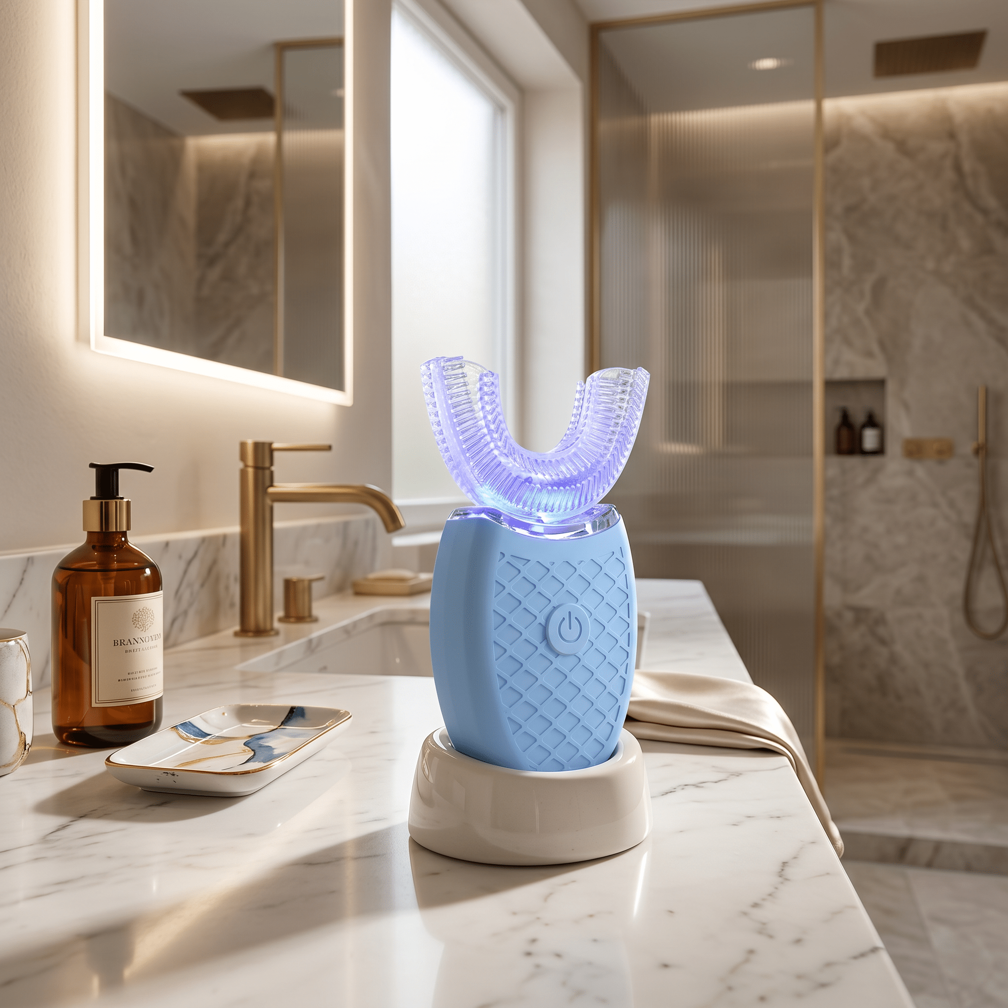 Smile360 Auto Brush – U-Shaped Electric Toothbrush – 360° Automatic Cleaning - TrendsToLife