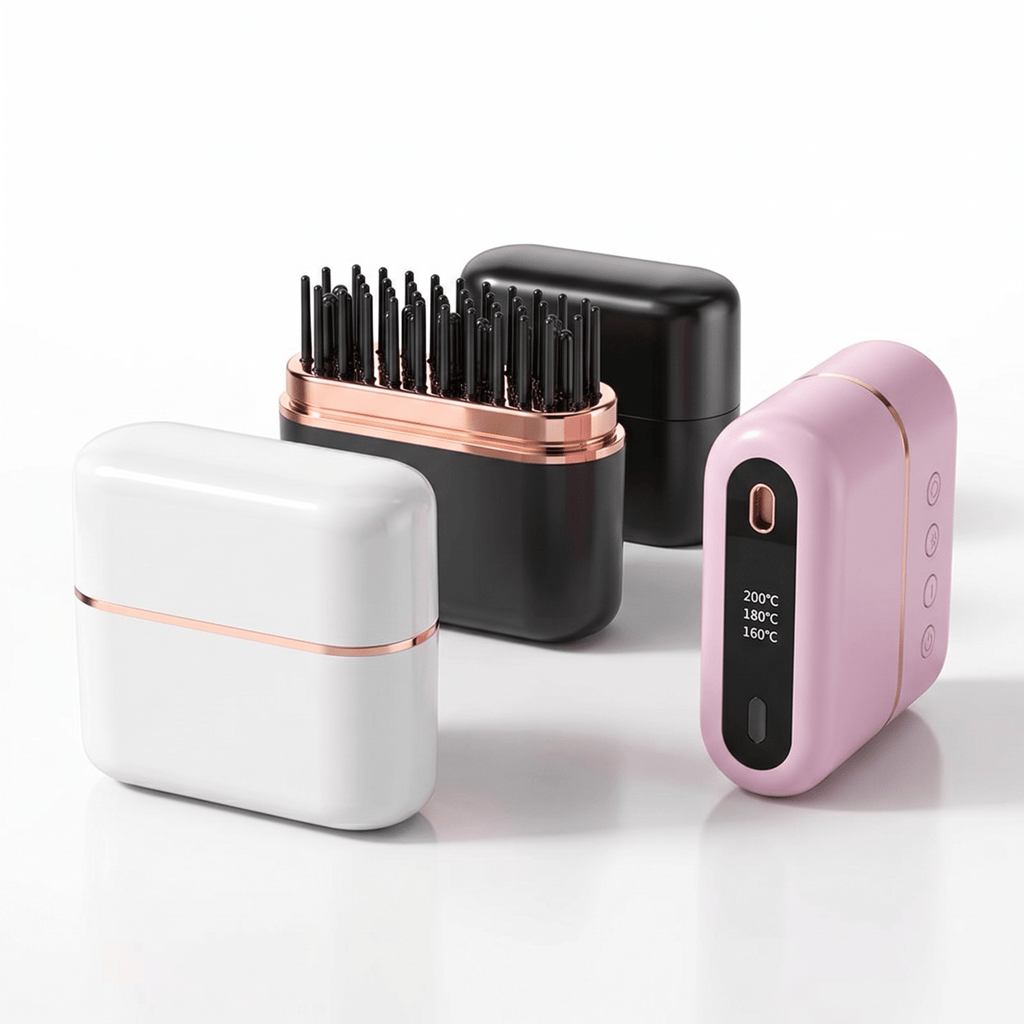 SmoothGo Portable Wireless Hair Straightening Comb – Travel Styler - TrendsToLife
