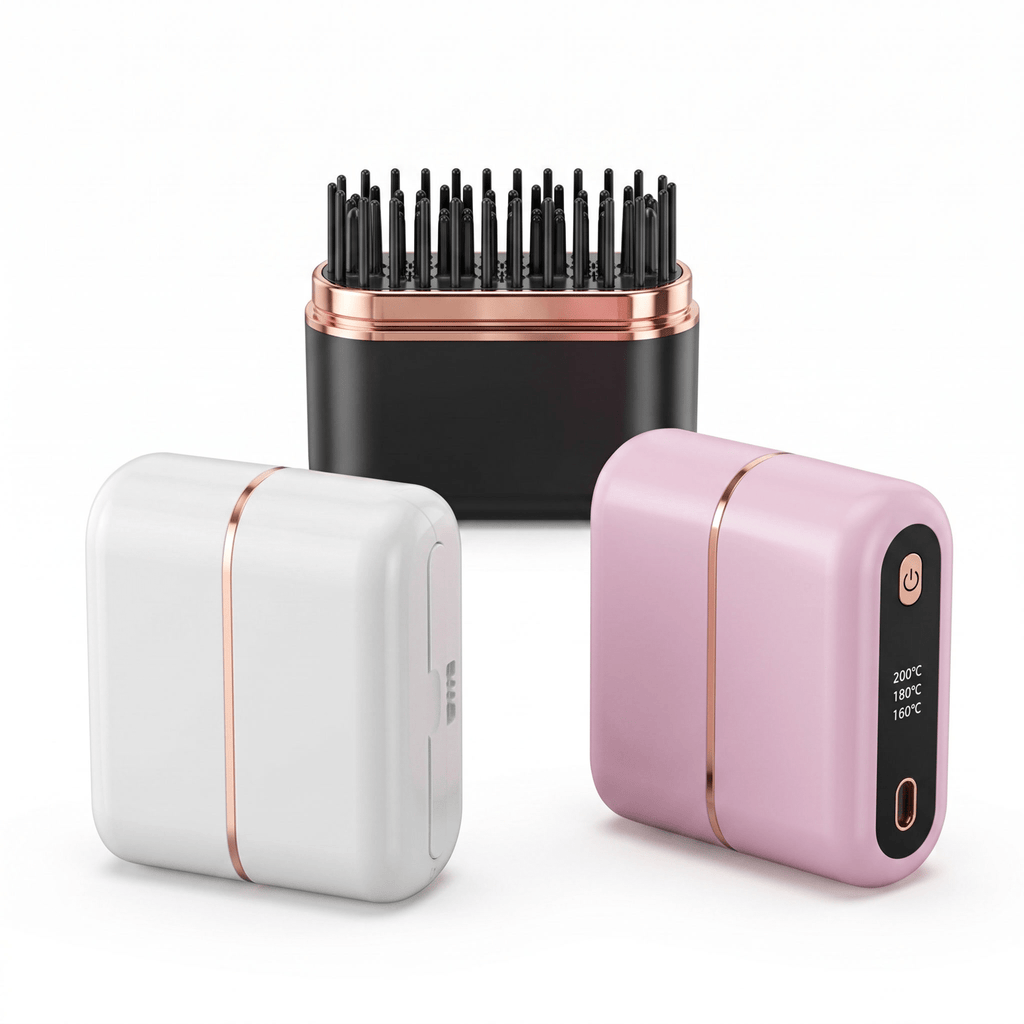 SmoothGo Portable Wireless Hair Straightening Comb – Travel Styler - TrendsToLife