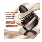 SmoothGo Wireless Hair Straightening Comb – Rechargeable USB Styler - TrendsToLife