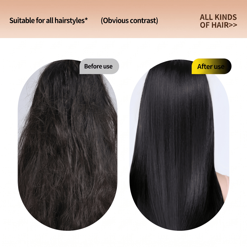 SmoothGo Wireless Hair Straightening Comb – Rechargeable USB Styler - TrendsToLife