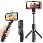 SnapPro Selfie Stick Tripod – 3-in-1 Bluetooth Foldable 102cm - TrendsToLife