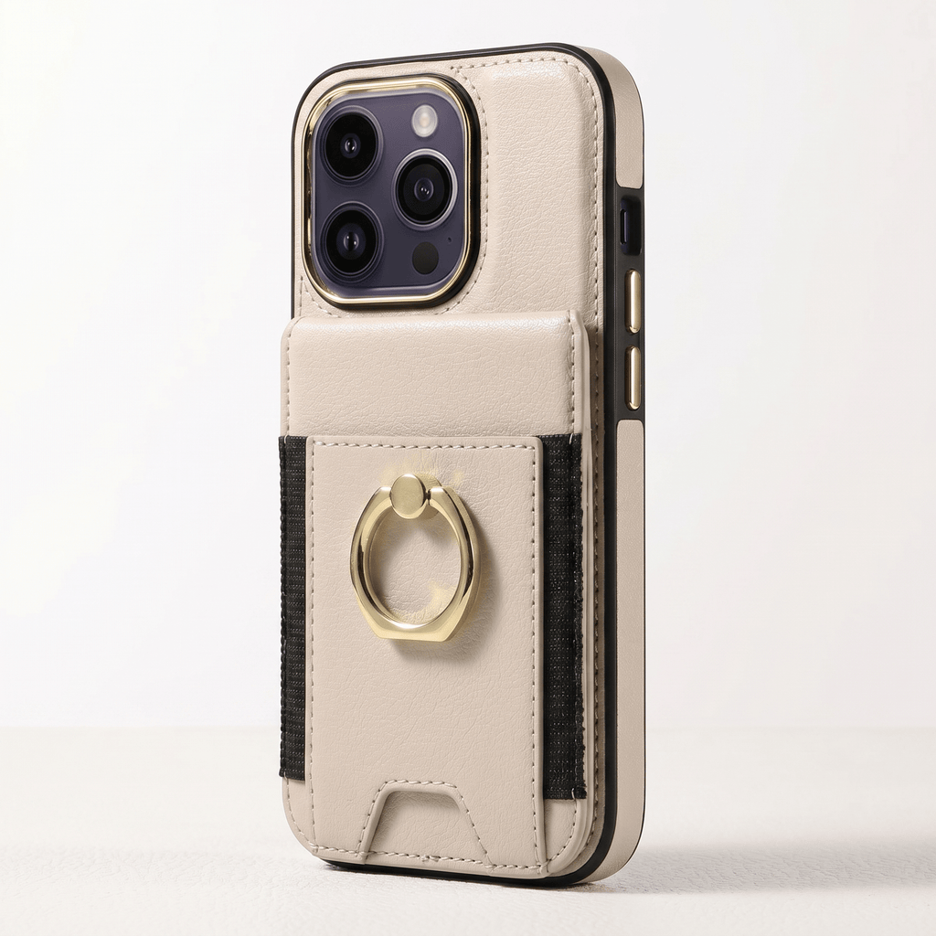 SnapStand Magnetic Wallet Case for iPhone 11–15 Series – Card Holder & Stand - TrendsToLife
