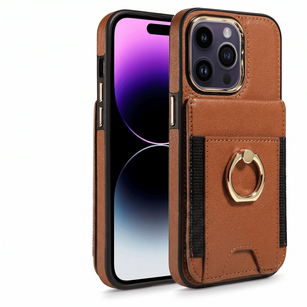 SnapStand Magnetic Wallet Case for iPhone 11–15 Series – Card Holder & Stand - TrendsToLife