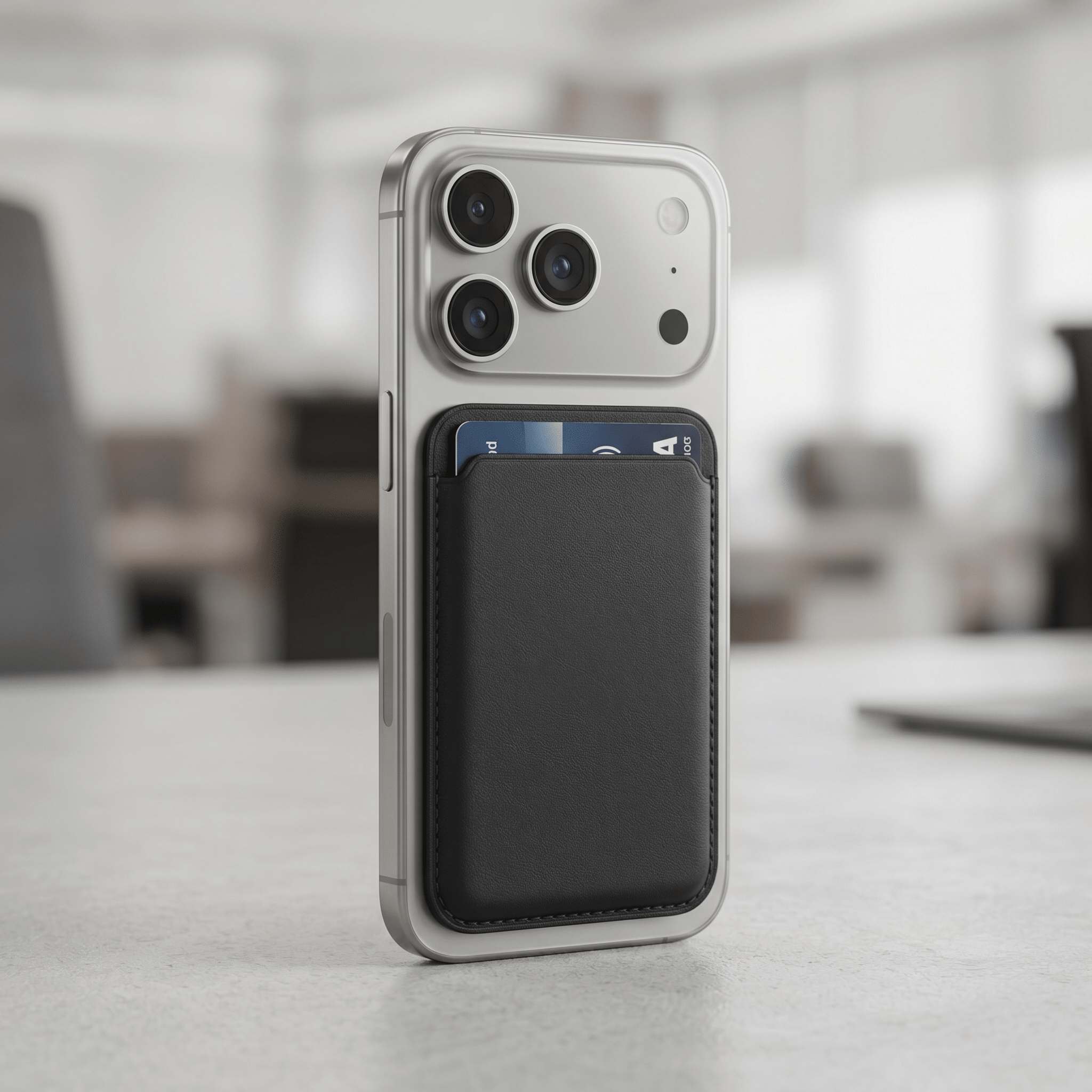 SnapWallet MagSafe Leather Wallet Case for iPhone – Card Holder Design - TrendsToLife