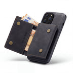 SnapWallet Pro Wallet Case – Magnetic Card Holder for iPhone 7–17 Series - TrendsToLife