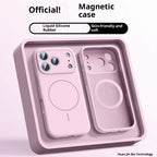 SoftTouch Magnetic Liquid Silicone Case for iPhone – Anti-Fingerprint Protection - TrendsToLife