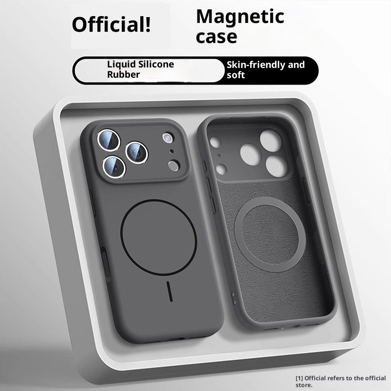 SoftTouch Magnetic Liquid Silicone Case for iPhone – Anti-Fingerprint Protection - TrendsToLife
