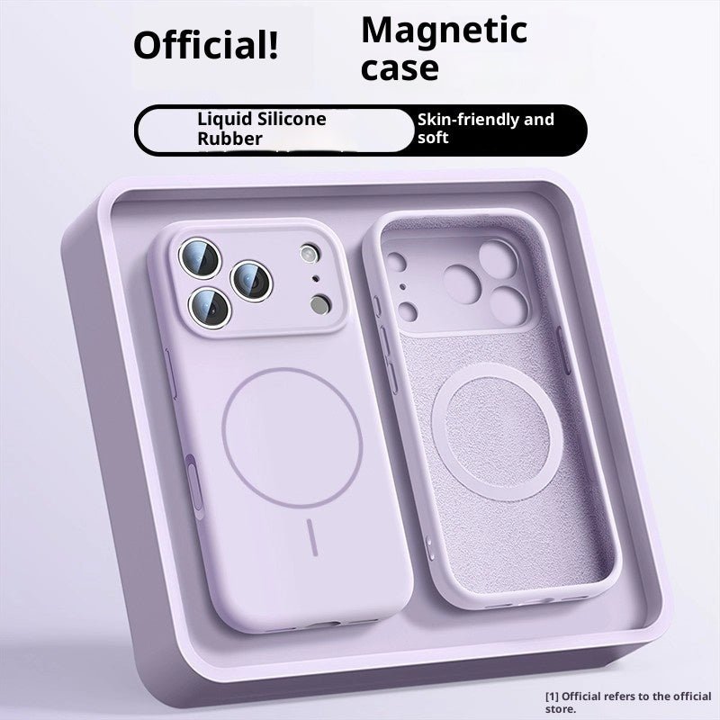 SoftTouch Magnetic Liquid Silicone Case for iPhone – Anti-Fingerprint Protection - TrendsToLife