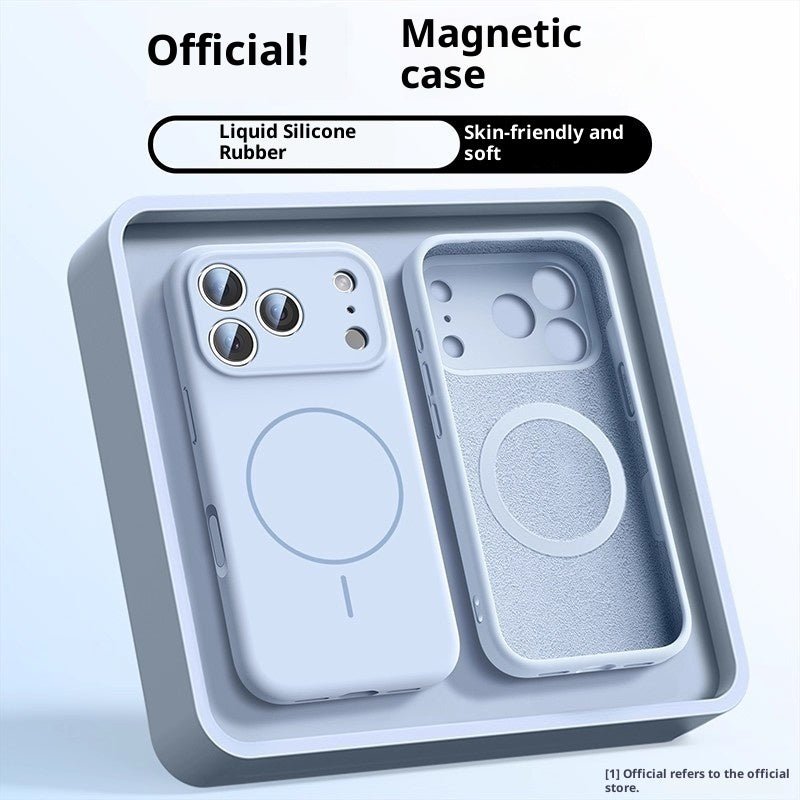 SoftTouch Magnetic Liquid Silicone Case for iPhone – Anti-Fingerprint Protection - TrendsToLife