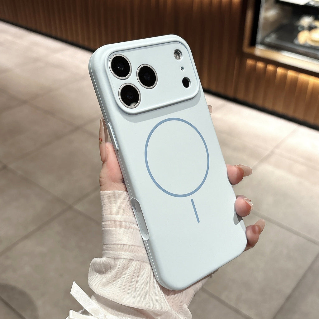 SoftTouch Magnetic Liquid Silicone Case for iPhone – Anti-Fingerprint Protection - TrendsToLife