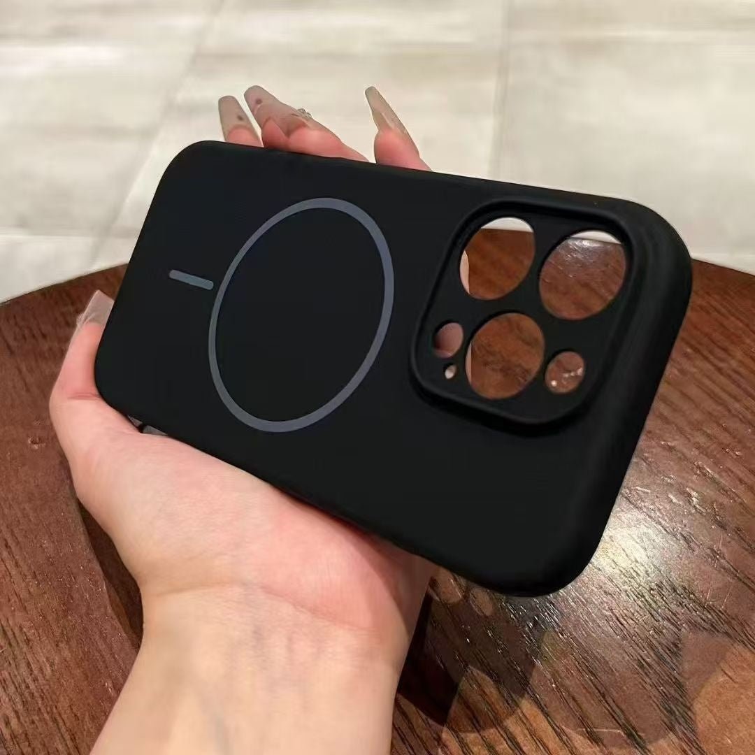 SoftTouch Magnetic Liquid Silicone Case for iPhone – Anti-Fingerprint Protection - TrendsToLife