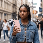 SparkleGlam Case – Rhinestone Protective Case – Samsung Galaxy A25 - TrendsToLife