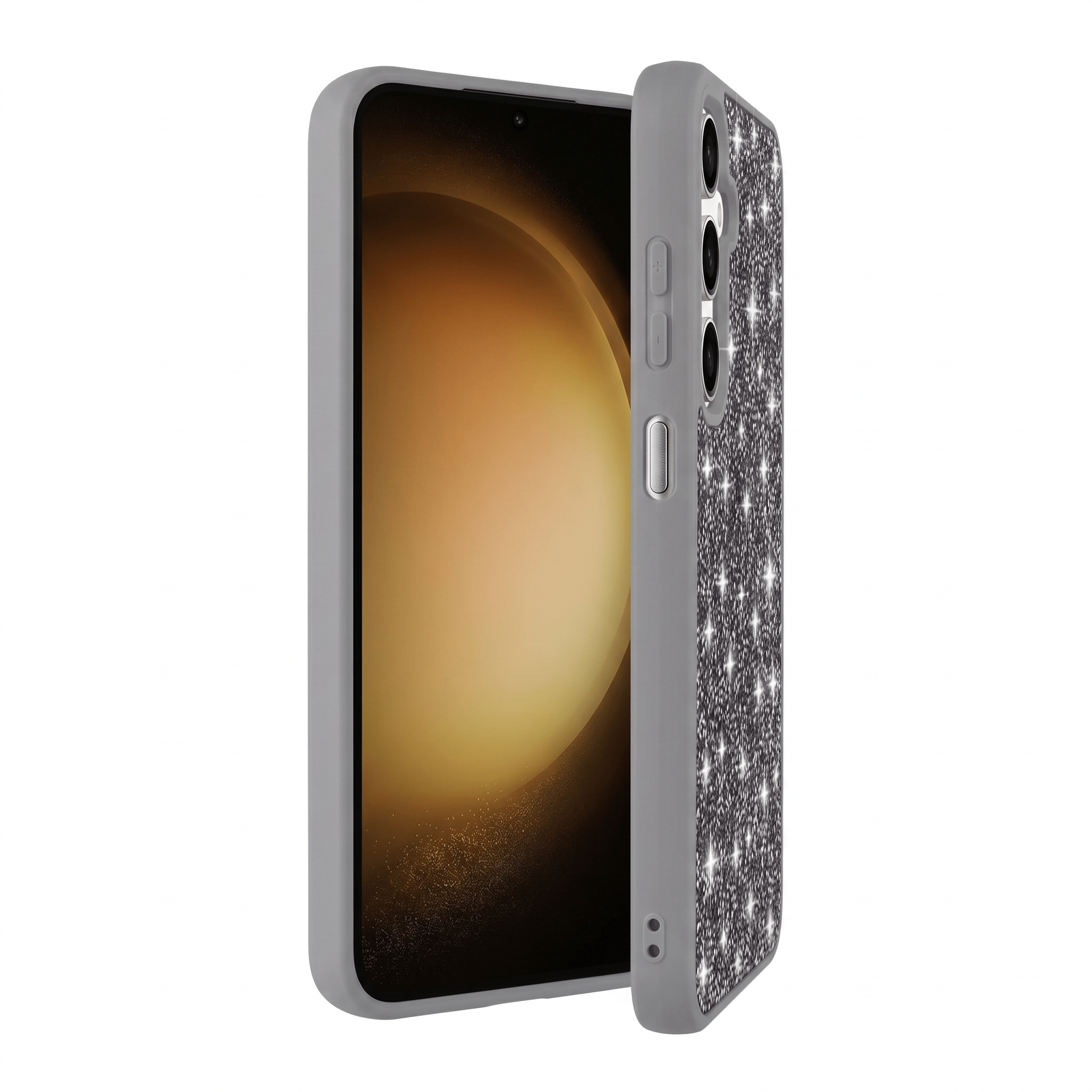 SparkleGlam Case – Rhinestone Protective Case – Samsung Galaxy A25 - TrendsToLife