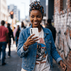 SparkleGlam Case – Rhinestone Protective Case – Samsung Galaxy A25 - TrendsToLife