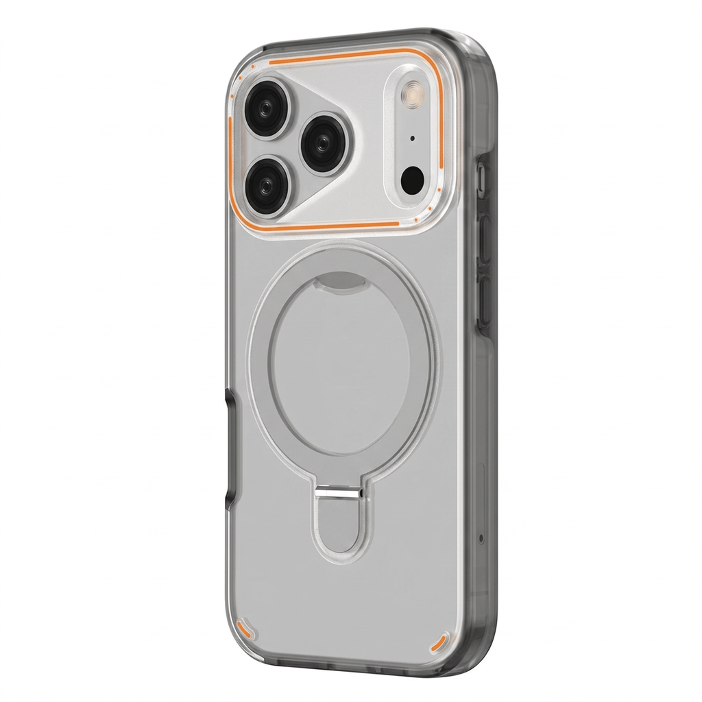 SpinGuard Magnetic Ring Stand Case for iPhone 17 – 360° Rotating Kickstand - TrendsToLife