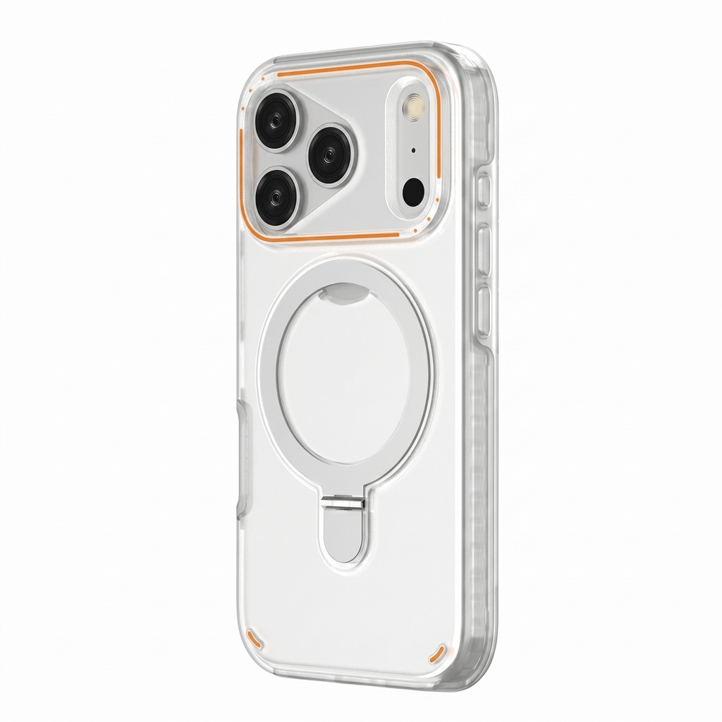 SpinGuard Magnetic Ring Stand Case for iPhone 17 – 360° Rotating Kickstand - TrendsToLife