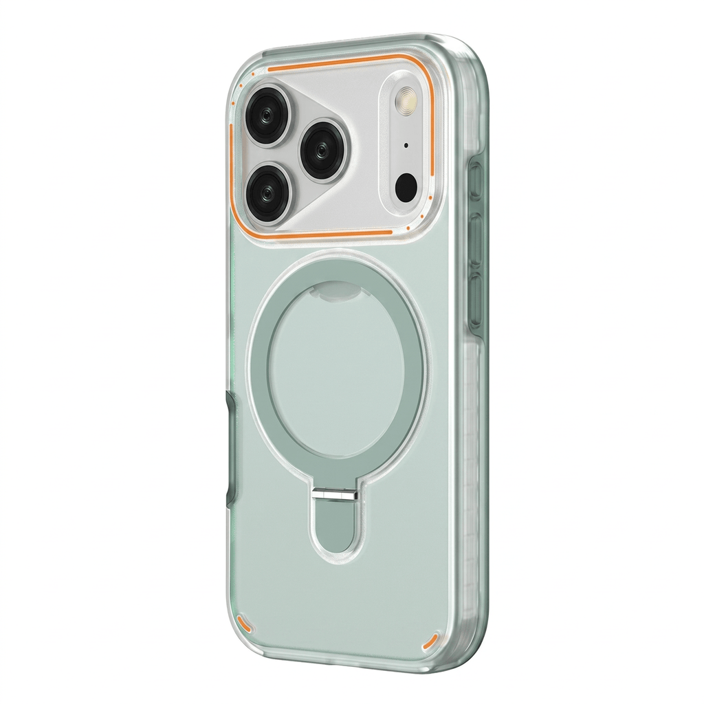 SpinGuard Magnetic Ring Stand Case for iPhone 17 – 360° Rotating Kickstand - TrendsToLife
