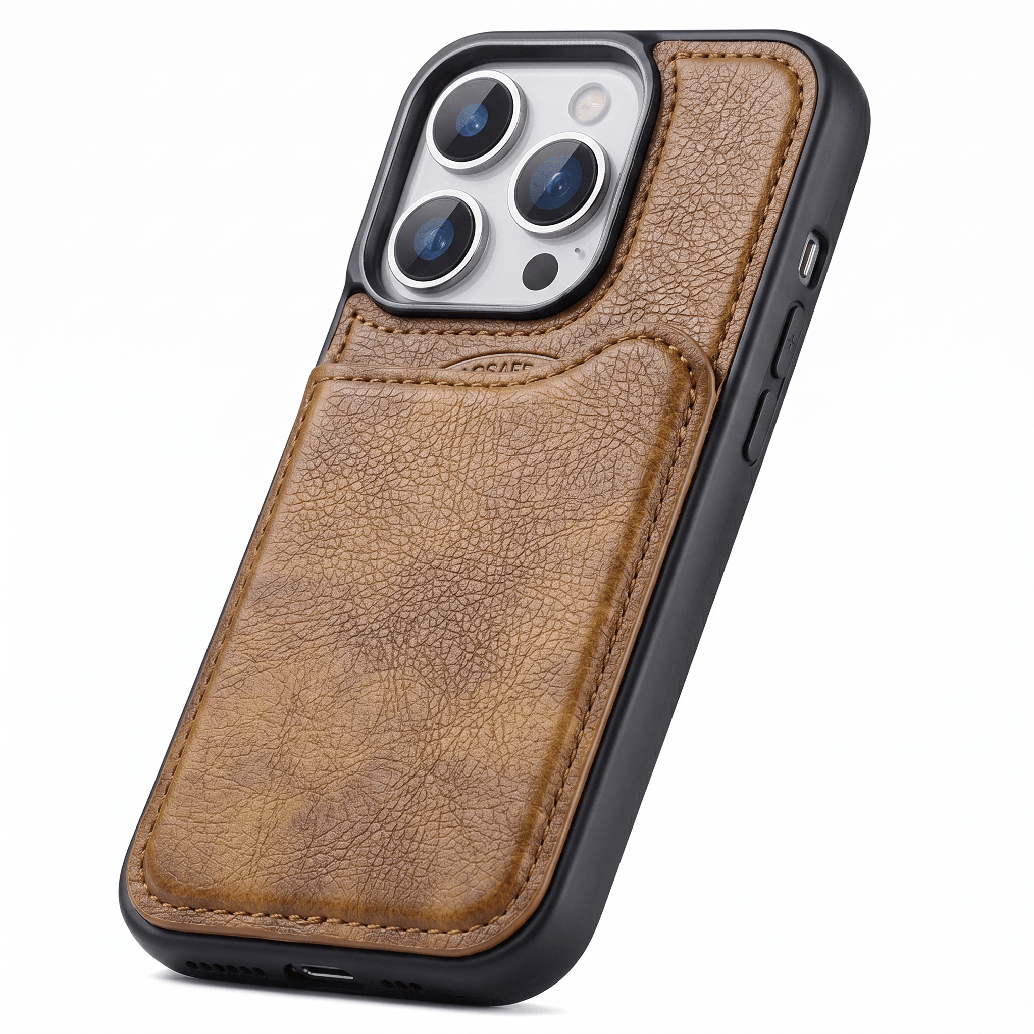StandFlex Magnetic Leather Stand Case for iPhone 13–17 Series – Shockproof Protection - TrendsToLife