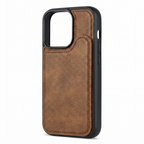 StandFlex Magnetic Leather Stand Case for iPhone 13–17 Series – Shockproof Protection - TrendsToLife