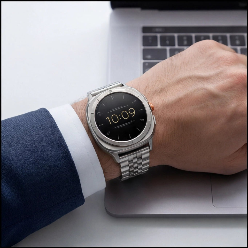 SteelLink Classic Watch Band – Stainless Steel Strap – Samsung Galaxy Watch 7 Ultra - TrendsToLife