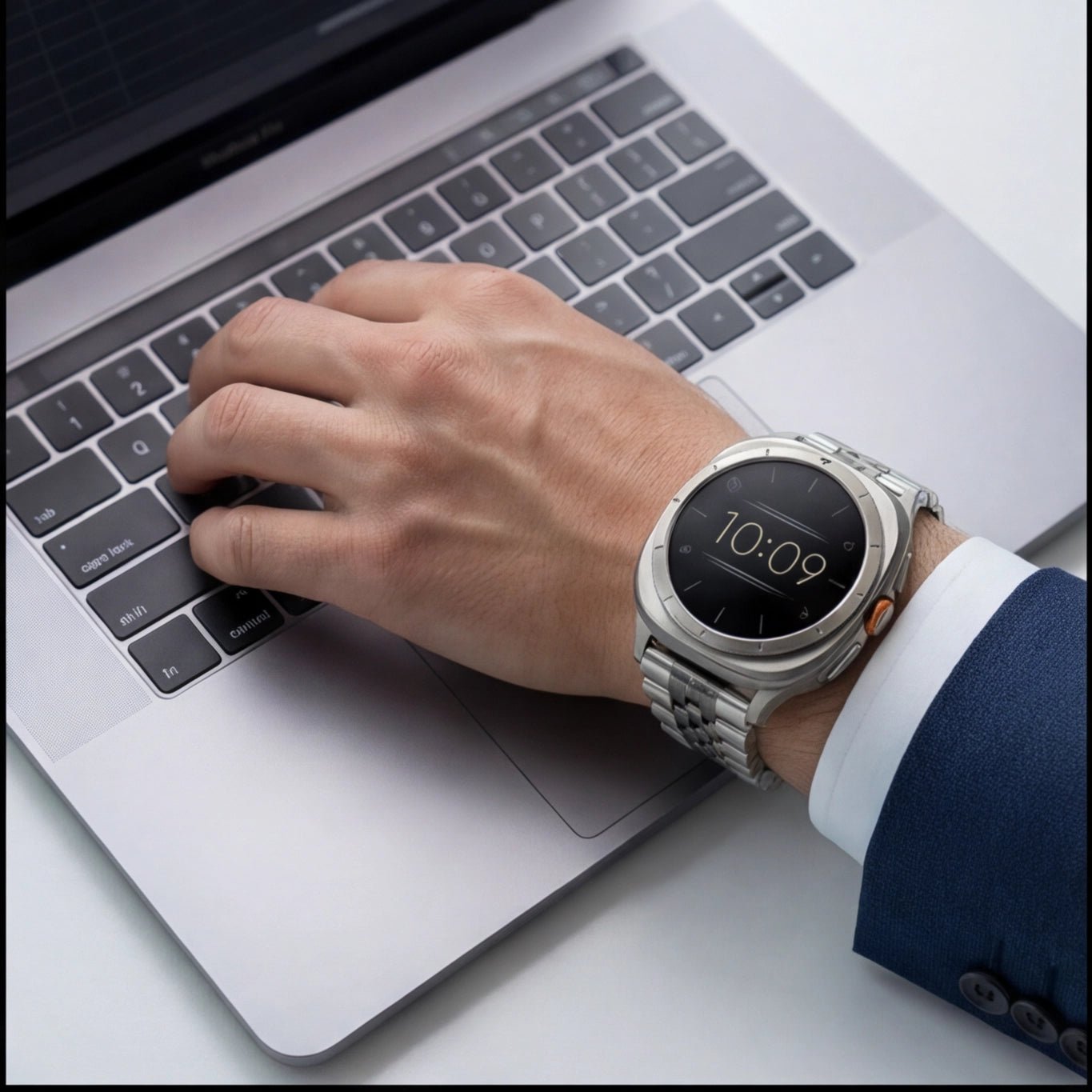 SteelLink Classic Watch Band – Stainless Steel Strap – Samsung Galaxy Watch 7 Ultra - TrendsToLife