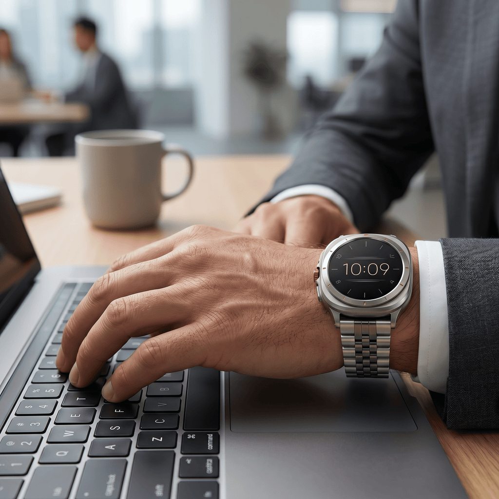 SteelLink Classic Watch Band – Stainless Steel Strap – Samsung Galaxy Watch 7 Ultra - TrendsToLife