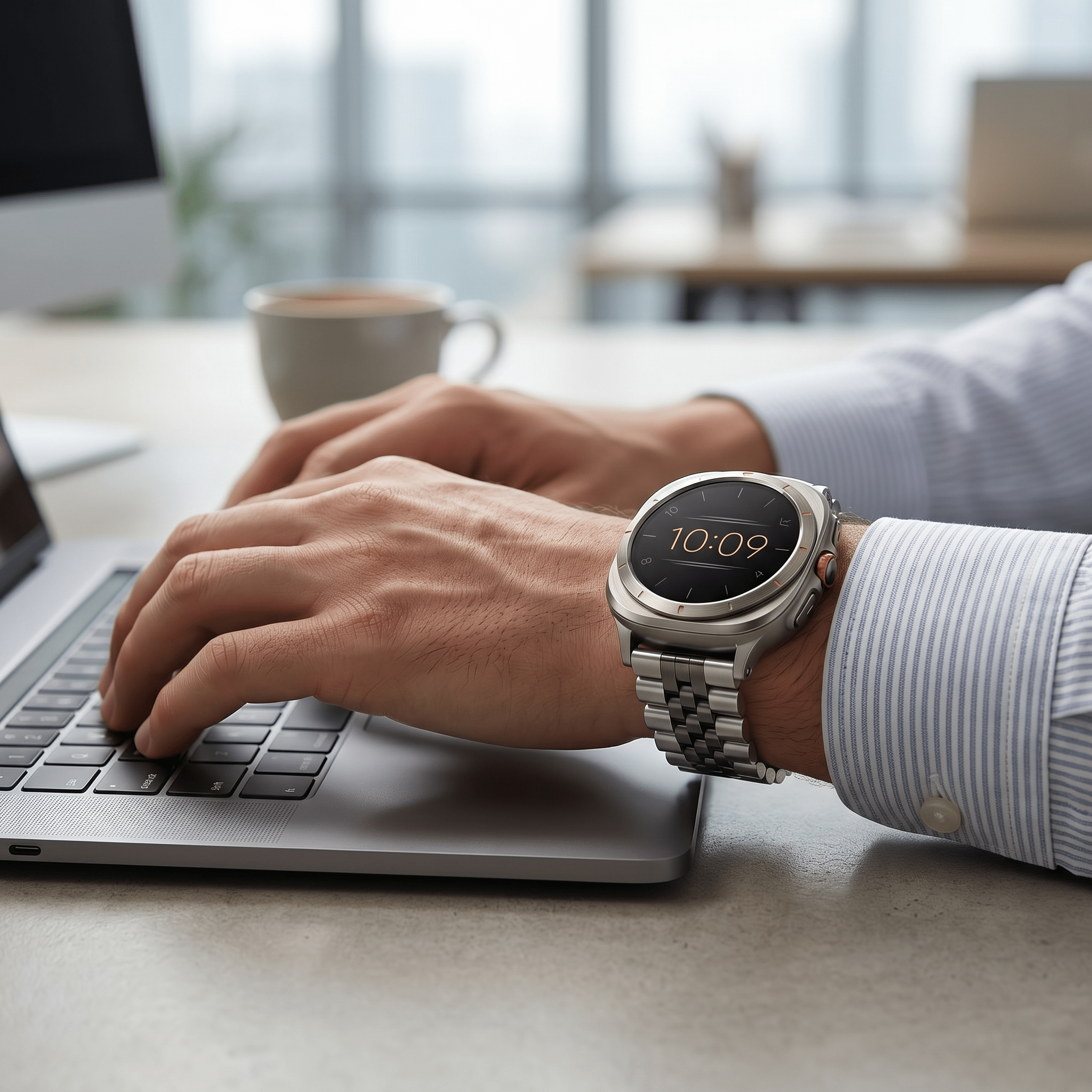 SteelLink Classic Watch Band – Stainless Steel Strap – Samsung Galaxy Watch 7 Ultra - TrendsToLife