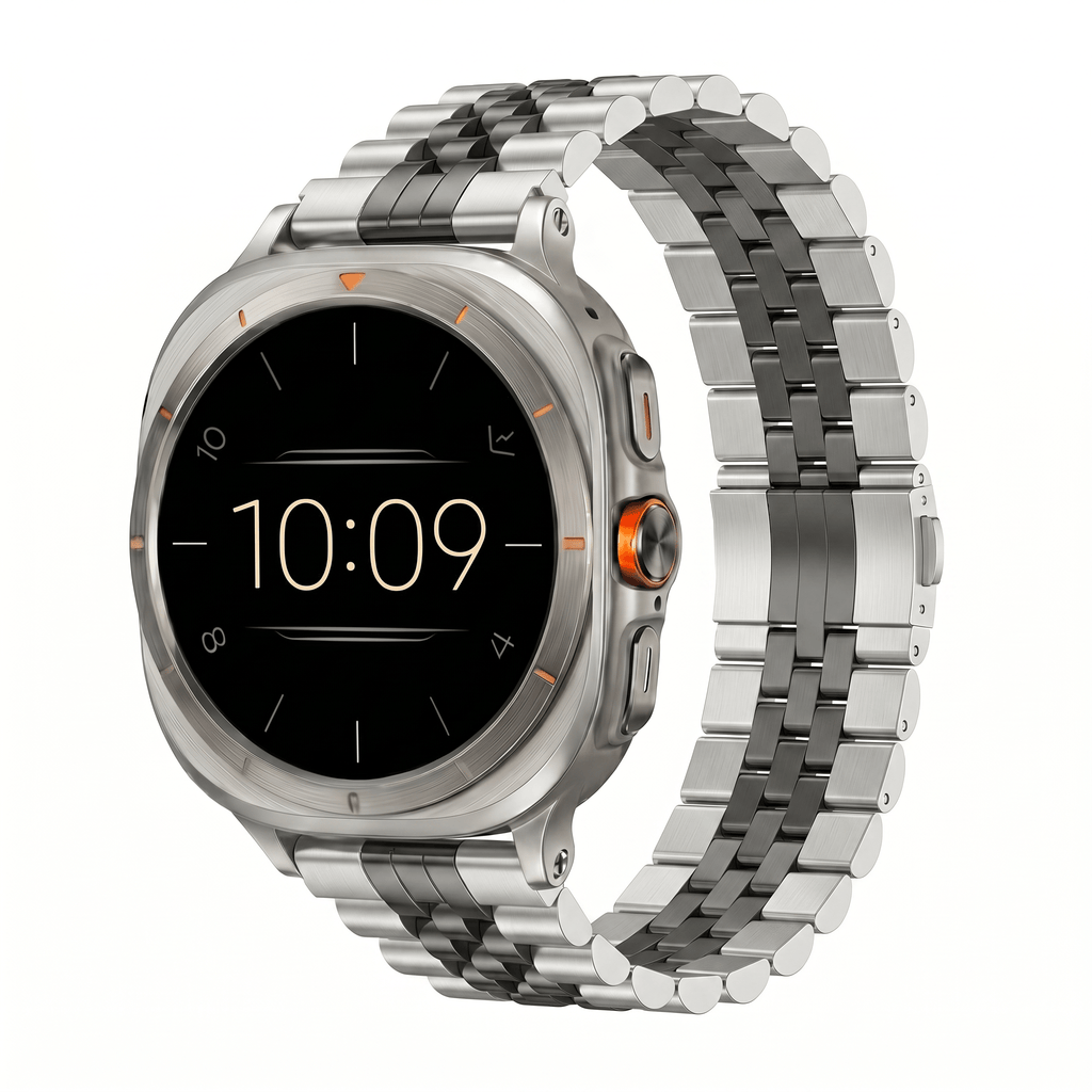 SteelLink Classic Watch Band – Stainless Steel Strap – Samsung Galaxy Watch 7 Ultra - TrendsToLife