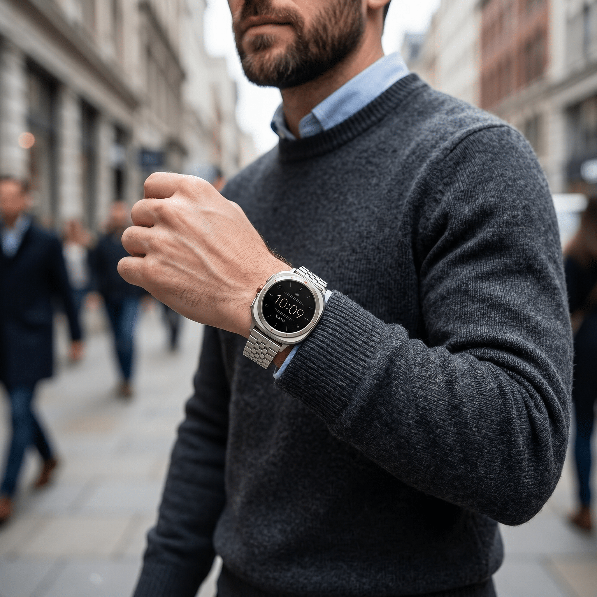 SteelLinked Classic Watch Band – Stainless Steel Strap – Samsung Galaxy Watch 7 Ultra - TrendsToLife