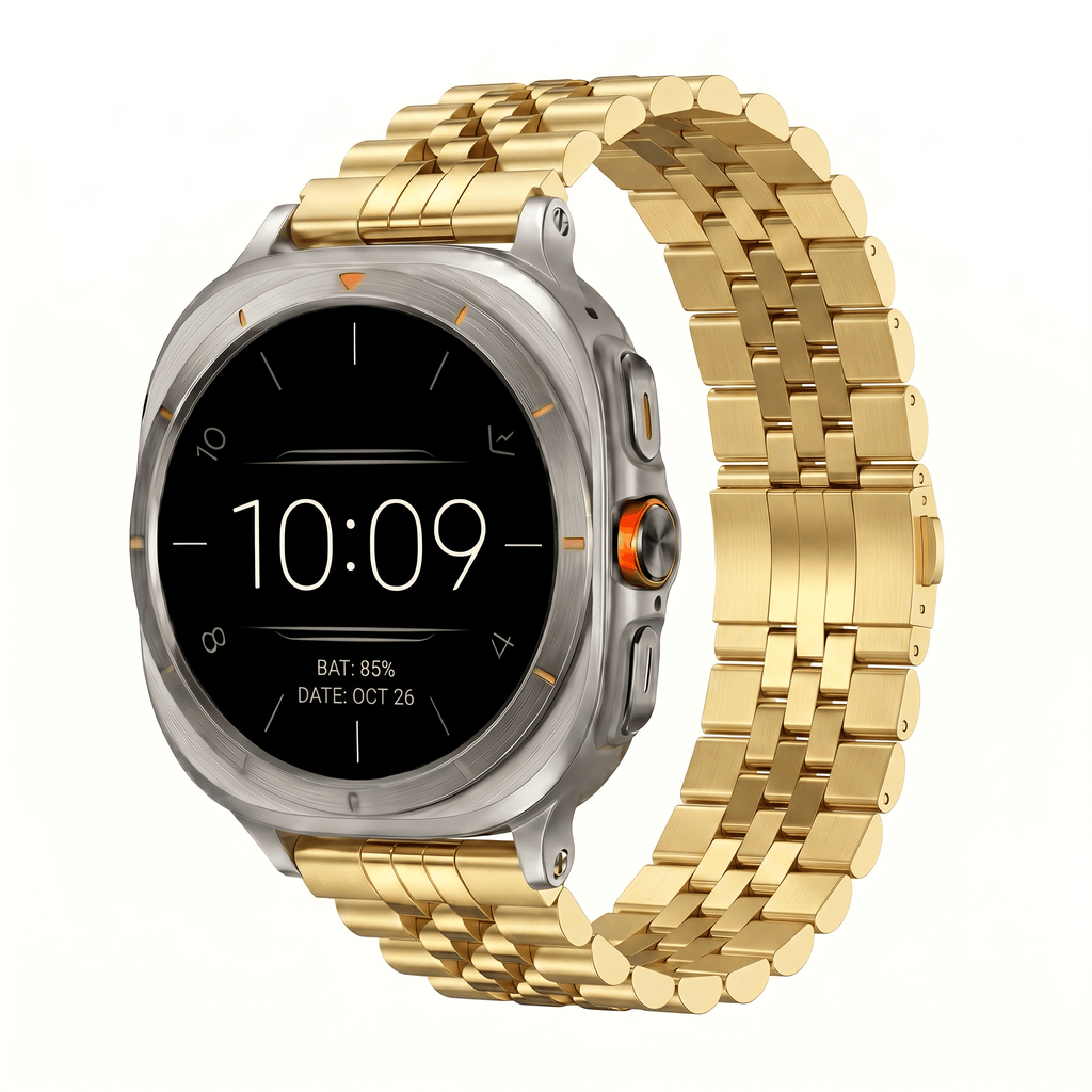 SteelLinked Classic Watch Band – Stainless Steel Strap – Samsung Galaxy Watch 7 Ultra - TrendsToLife