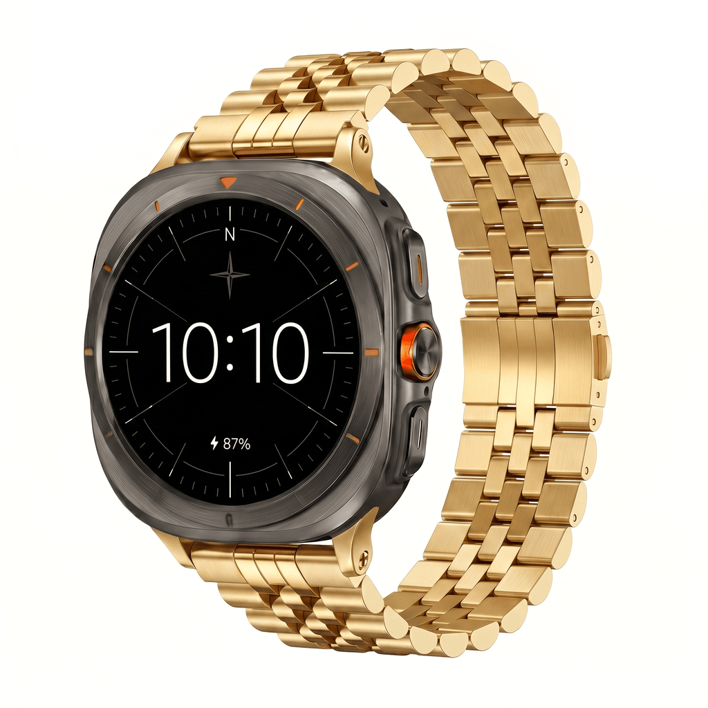 SteelLinked Classic Watch Band – Stainless Steel Strap – Samsung Galaxy Watch 7 Ultra - TrendsToLife