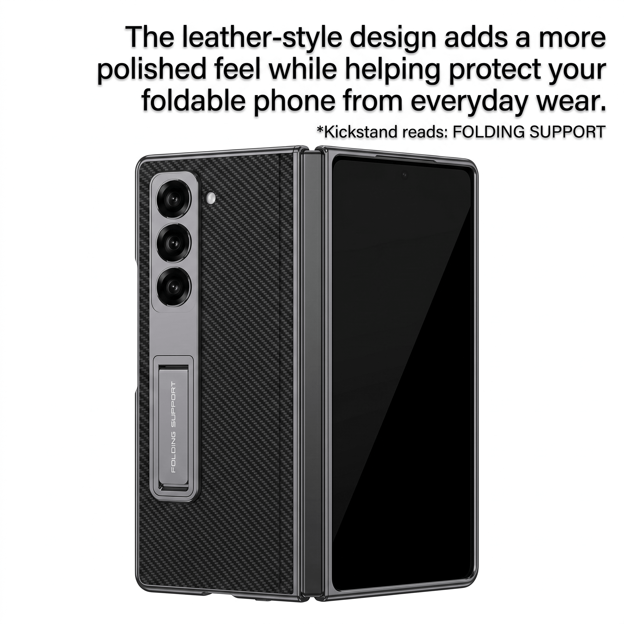 StylusGuard Fold Case – Leather Case with Stylus Holder – Samsung Galaxy Z Fold6 5G - TrendsToLife