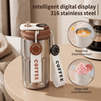 TempSense Smart Bottle – Digital Temperature Display Thermal Bottle – 450ml - TrendsToLife