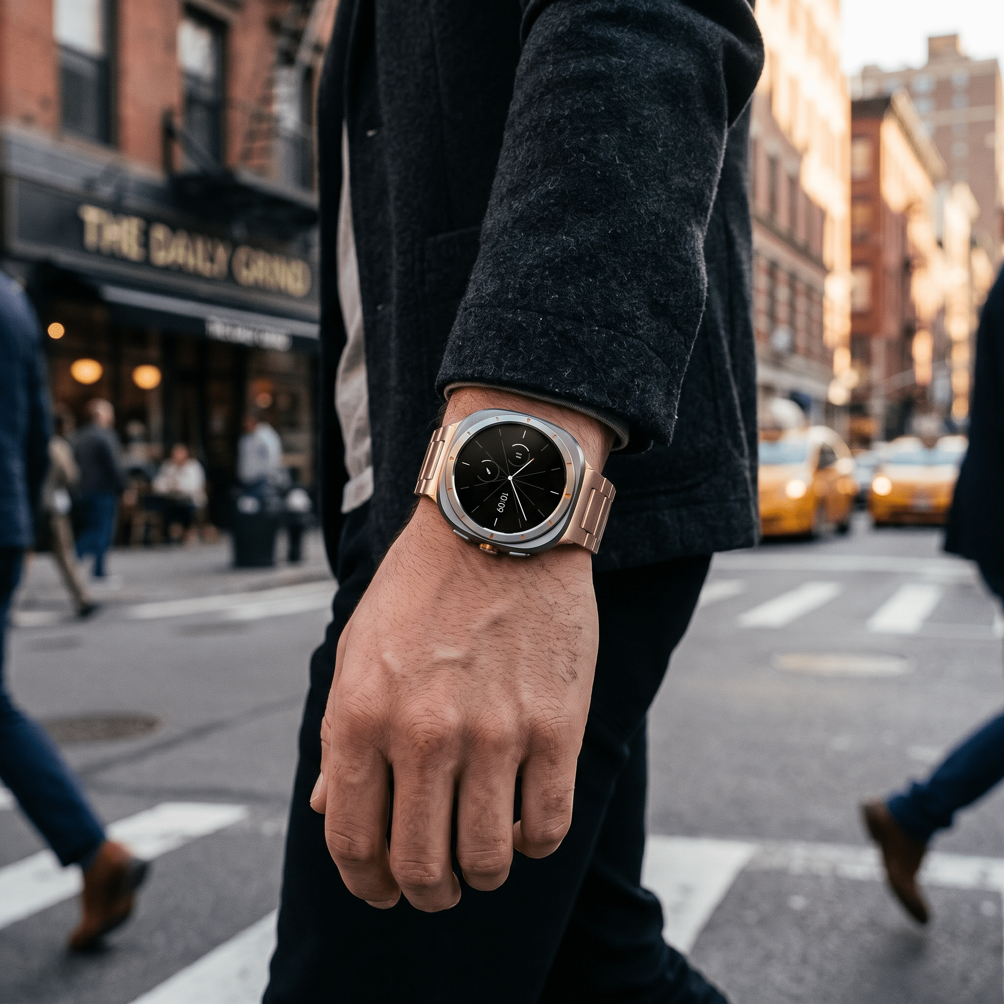 TitanEdge Metal Watch Band – Titanium Style Strap – Samsung Galaxy Watch 7 Ultra - TrendsToLife