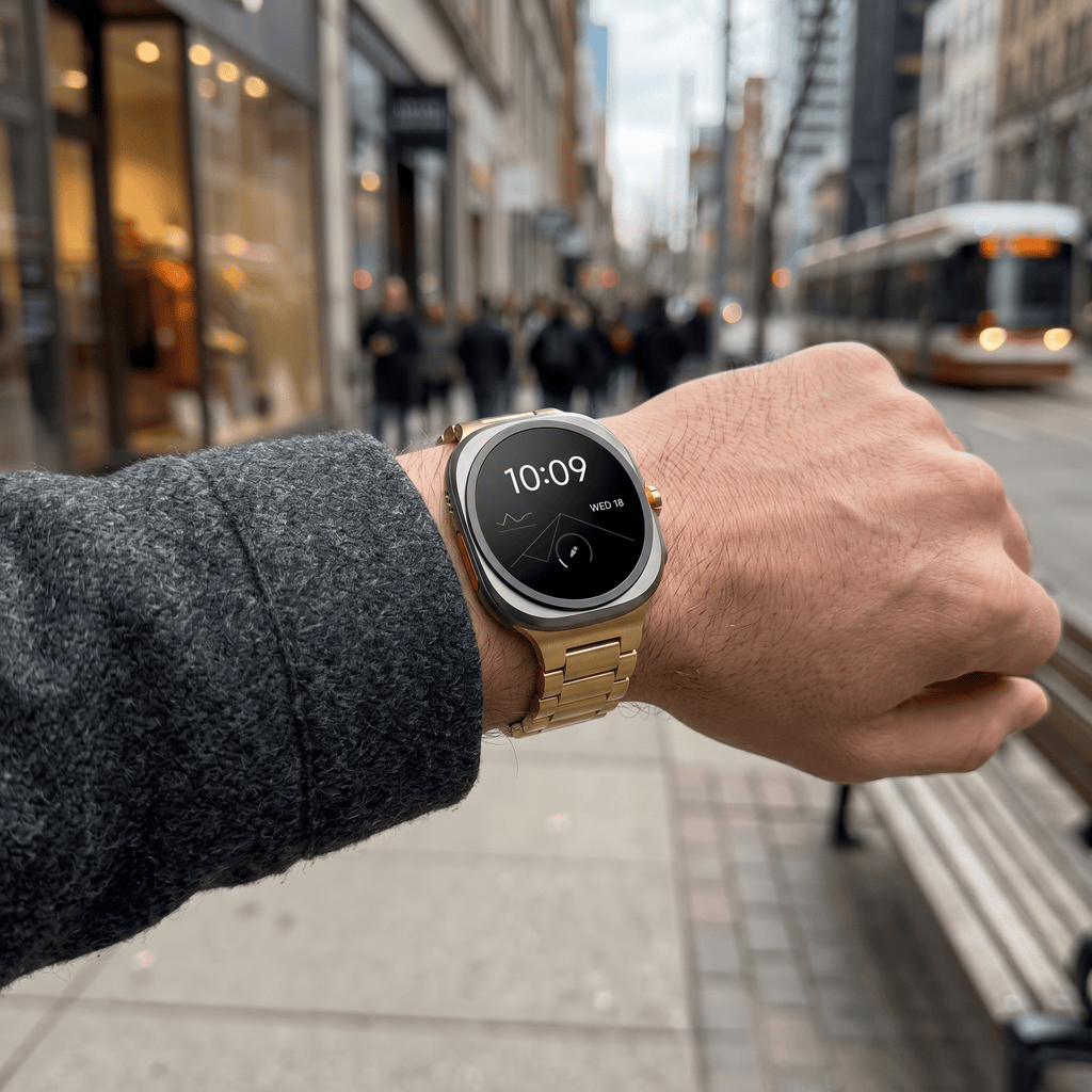 TitanEdge Metal Watch Band – Titanium Style Strap – Samsung Galaxy Watch 7 Ultra - TrendsToLife